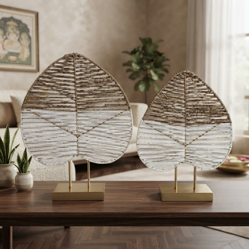 Earthy Leaf Sculpture