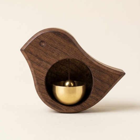 The Chirpy Bell (dark walnut)