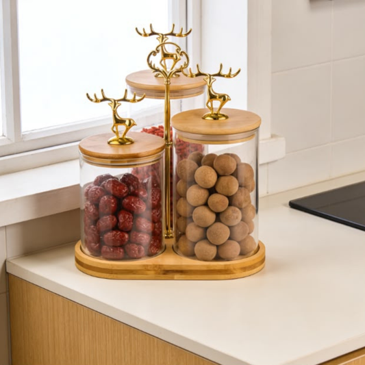 The Golden Reindeer Jars