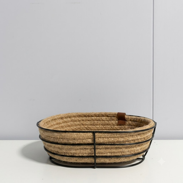 Earthy Round Accent Tray