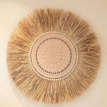 Sunburst Beaded Wall Accent