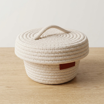 CozyNest Lidded Basket
