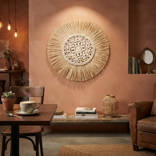 Sunburst Mandala Wall Accent