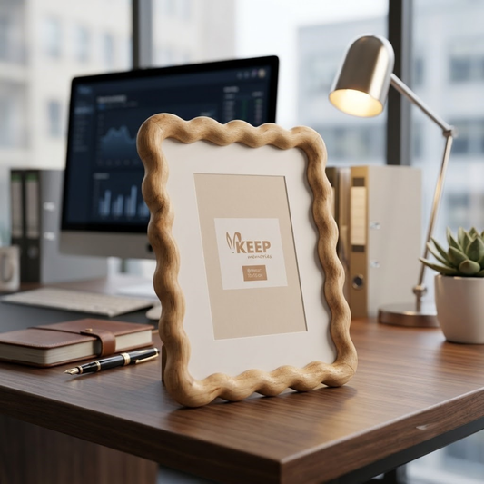 Classic Wavy Rectangular Photo Frame
