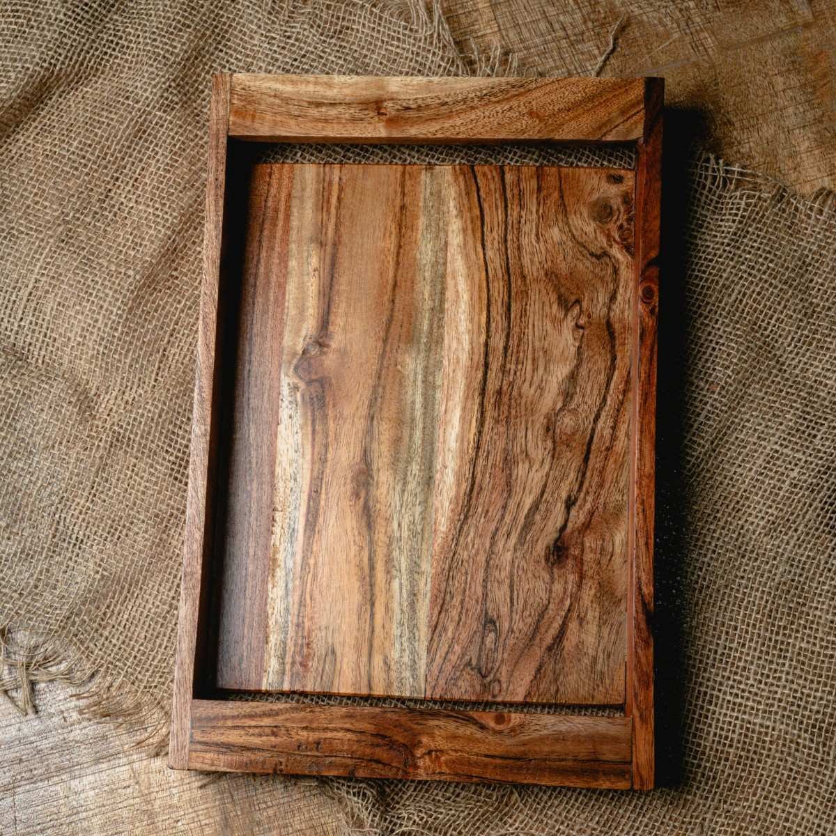Acacia Handle Tray
