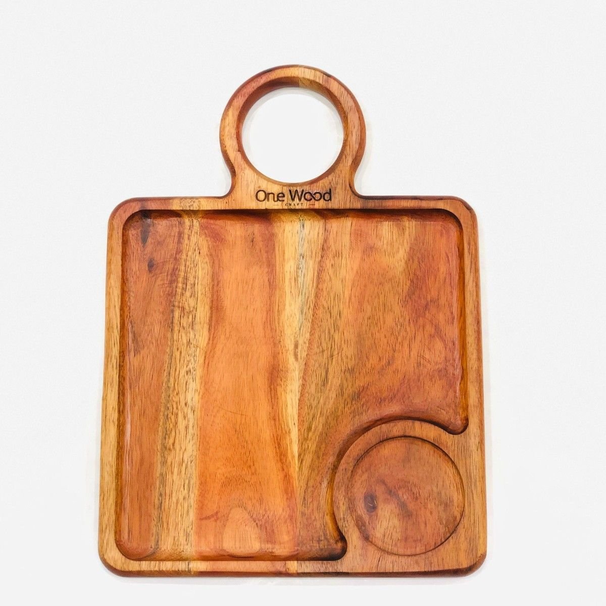 Square dip platter