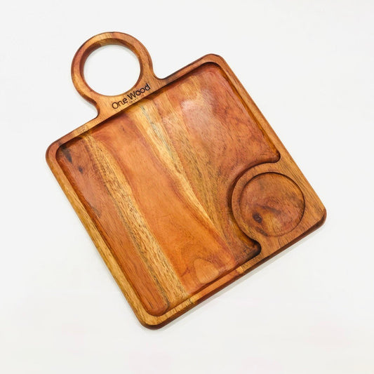 Square dip platter