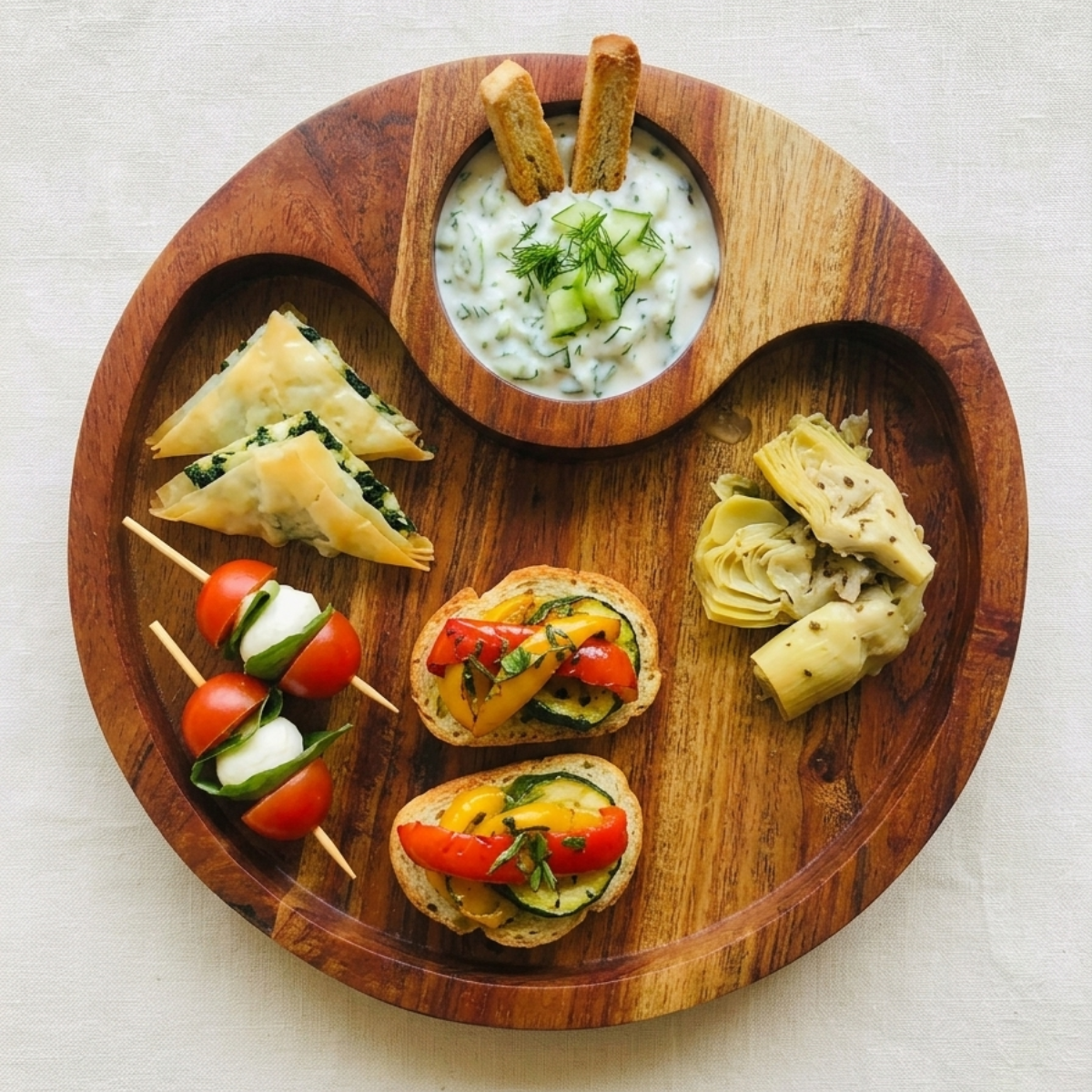 Dip platter